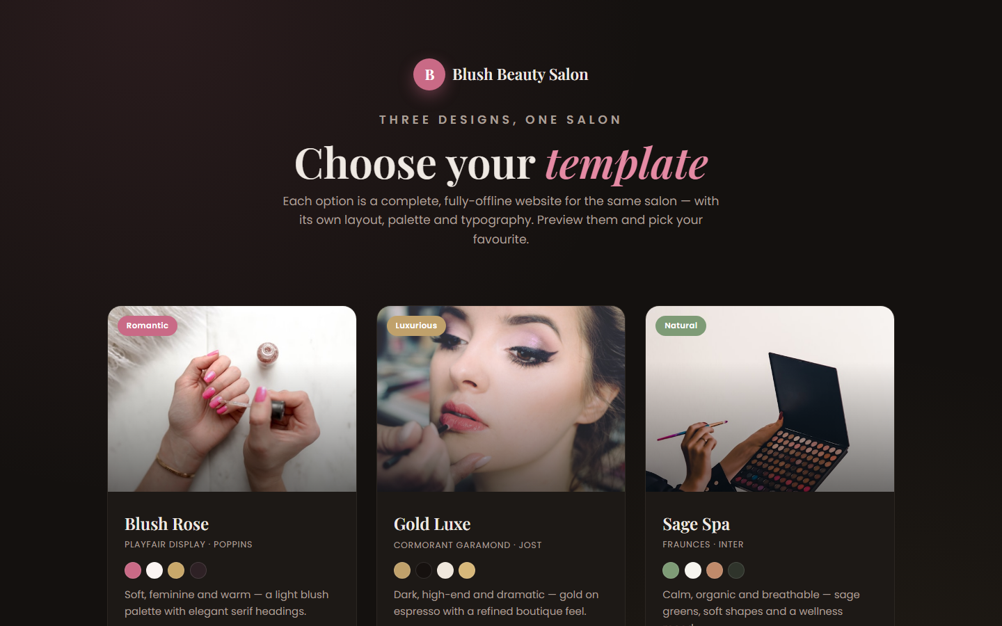 Glow — Beauty Salon Template