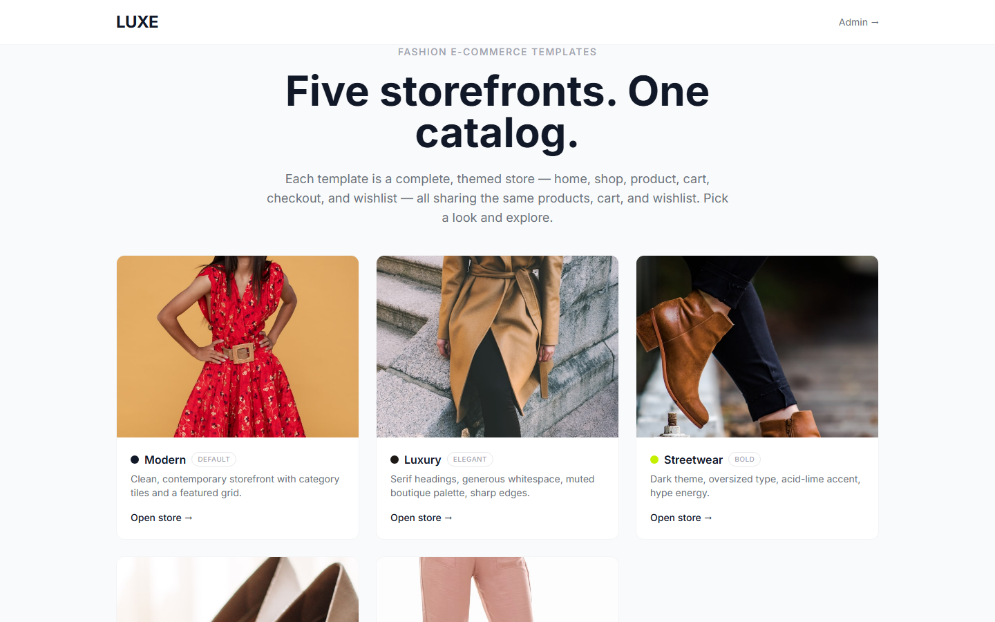 Vogue — Fashion Store Template