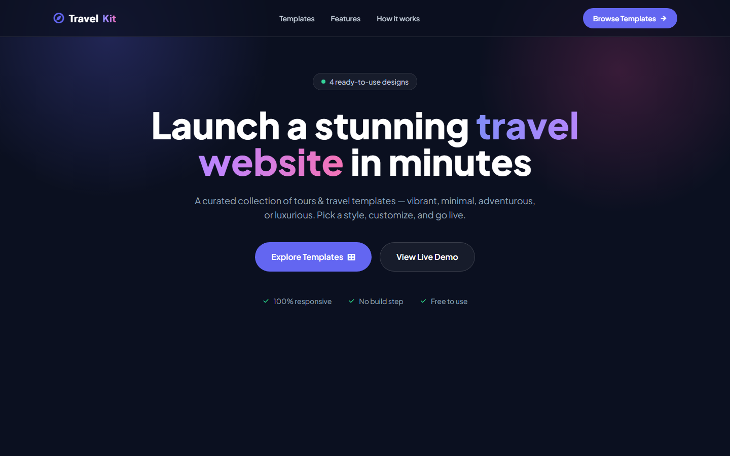 Voyage — Tours & Travel Template